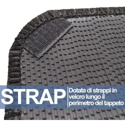 Tappetini Auto Compatibili Con  Lancia Ypsilon 3p Con Strappi