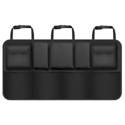 Borsa Bagagliaio Organizer Auto Tessuto Oxford Portaoggetti 9 Tasche con reti Per Tutte Le Auto