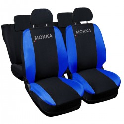 Coprisedili per MOKKA compatibili bicolore con schienale auto diviso 60/40