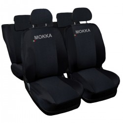 Coprisedili per MOKKA compatibili bicolore con schienale auto diviso 60/40