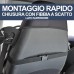 Coprisedili auto compatibili con Smart Fortwo, versione 450 451 e 453, Made in Italy, Tessuto Policotone Accoppiato, Coppia Anteriore 3 colori