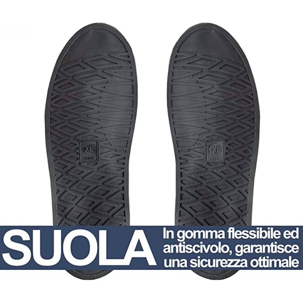 Copriscarpe impermeabili riutilizzabili in PVC, copristivale per scarpe da  pioggia lavabili con cerniera per uomini donne-bianchi)