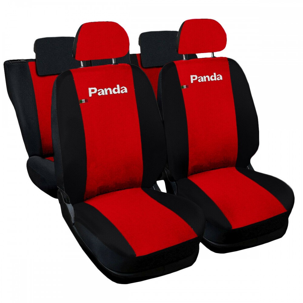 Coprisedili auto compatibili con FIAT PANDA 3° SERIE NATURAL POWER METANO  con schienale posteriore unito