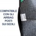 Coppia Coprisedili Auto Anteriori Compatibili con 500 in Tessuto Jacquard